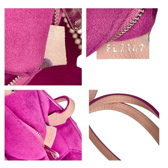 LOUIS VUITTON Calfskin Perforated Lockme Cabas Rose Poudre Bag Shoulder Tote - Picture 16 of 16